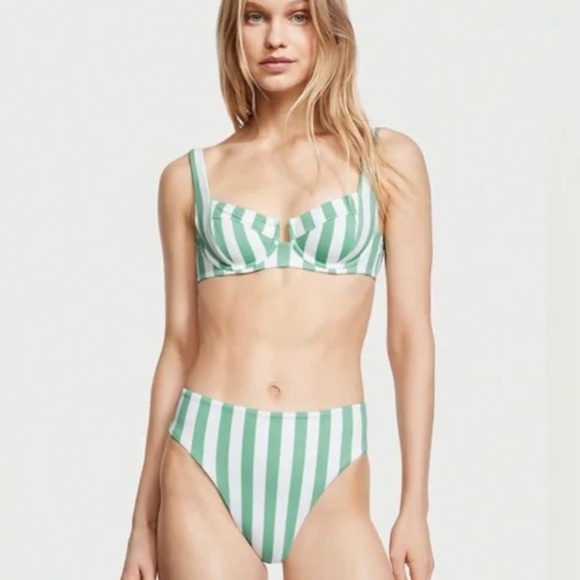 Victoria's Secret Other - Victoria's Secret Striped Swim Set
